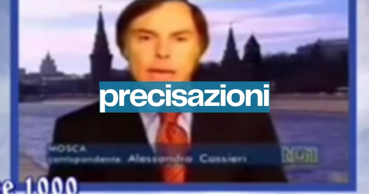 No, il video del TG1 del 2007 non dimostra l’esistenza delle scie chimiche