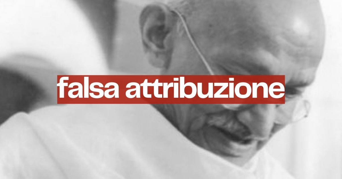 La frase di Gandhi sui cristiani non ha alcuna fonte: “Mi piace il vostro Cristo, non mi piacciono i vostri cristiani”