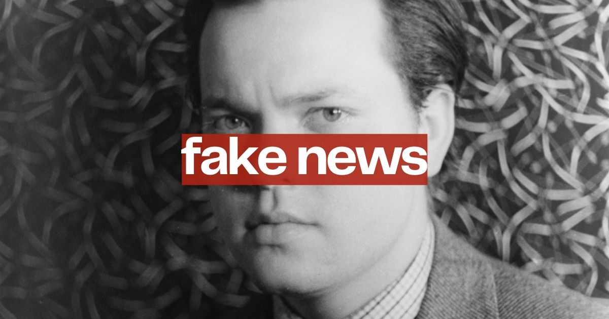 fake news orson welles guerra dei mondi