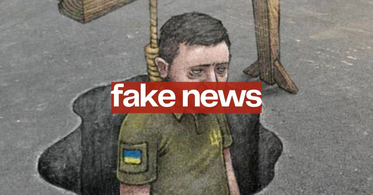 fake news zelensky impiccato