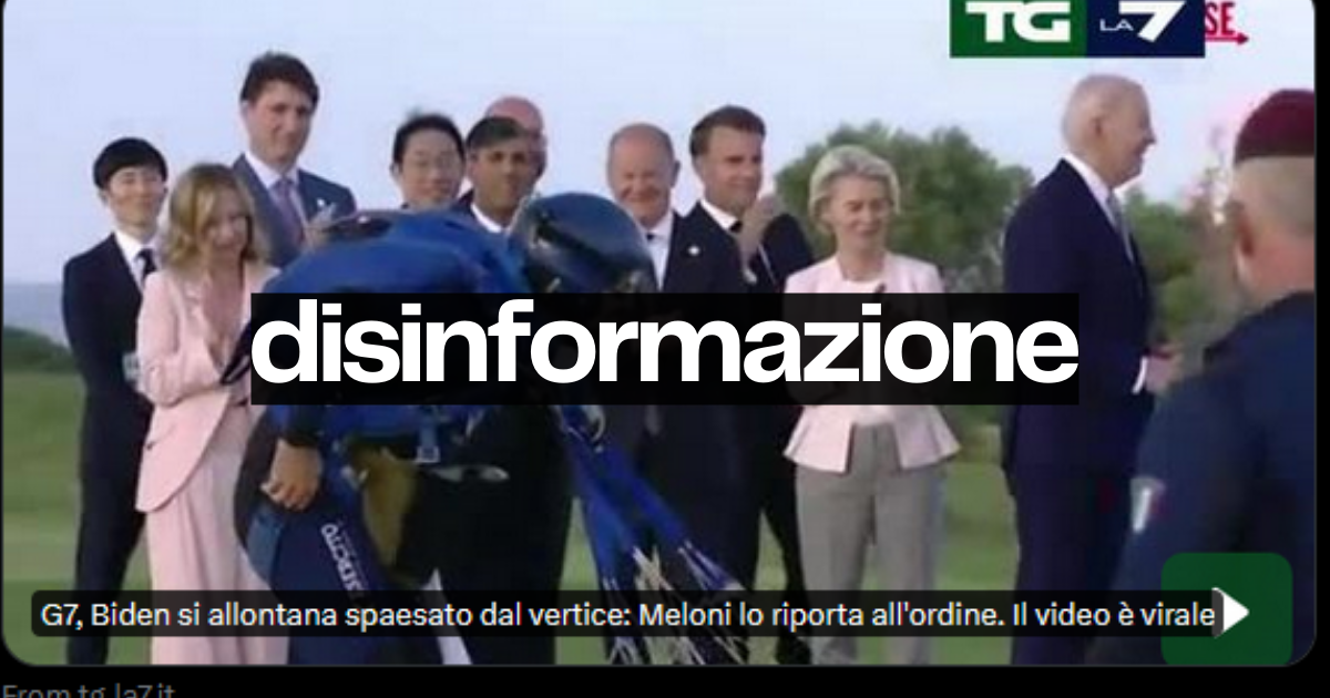 Il video virale di “Biden spaesato al G7” era una mistificazione del Team Trump