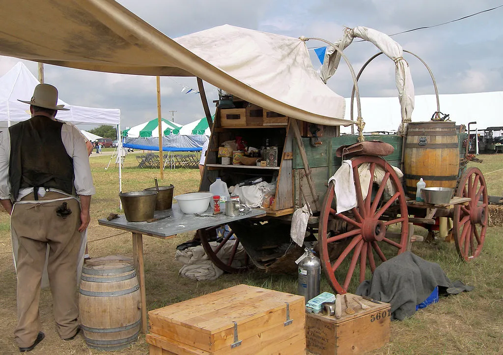 Foto di un Chuckwagon, By Larry D. Moore, CC BY 4.0, https://commons.wikimedia.org/w/index.php?curid=2945093