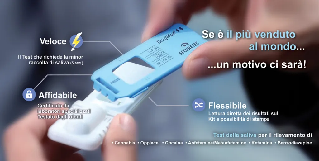 Leaflet del test Drugwipe S