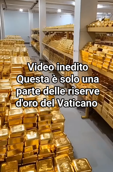 No, questo non è un video inedito del tesoro del Vaticano